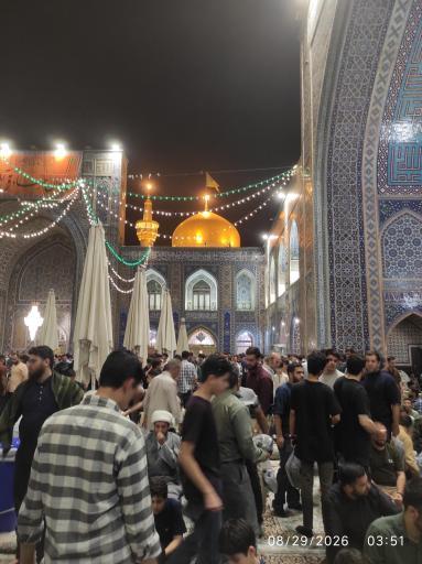عکس پنجره فولاد صحن گوهرشاد