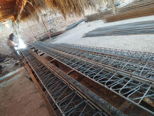 عکس کارگاه تیرچه بلوک مهندس اسدی 