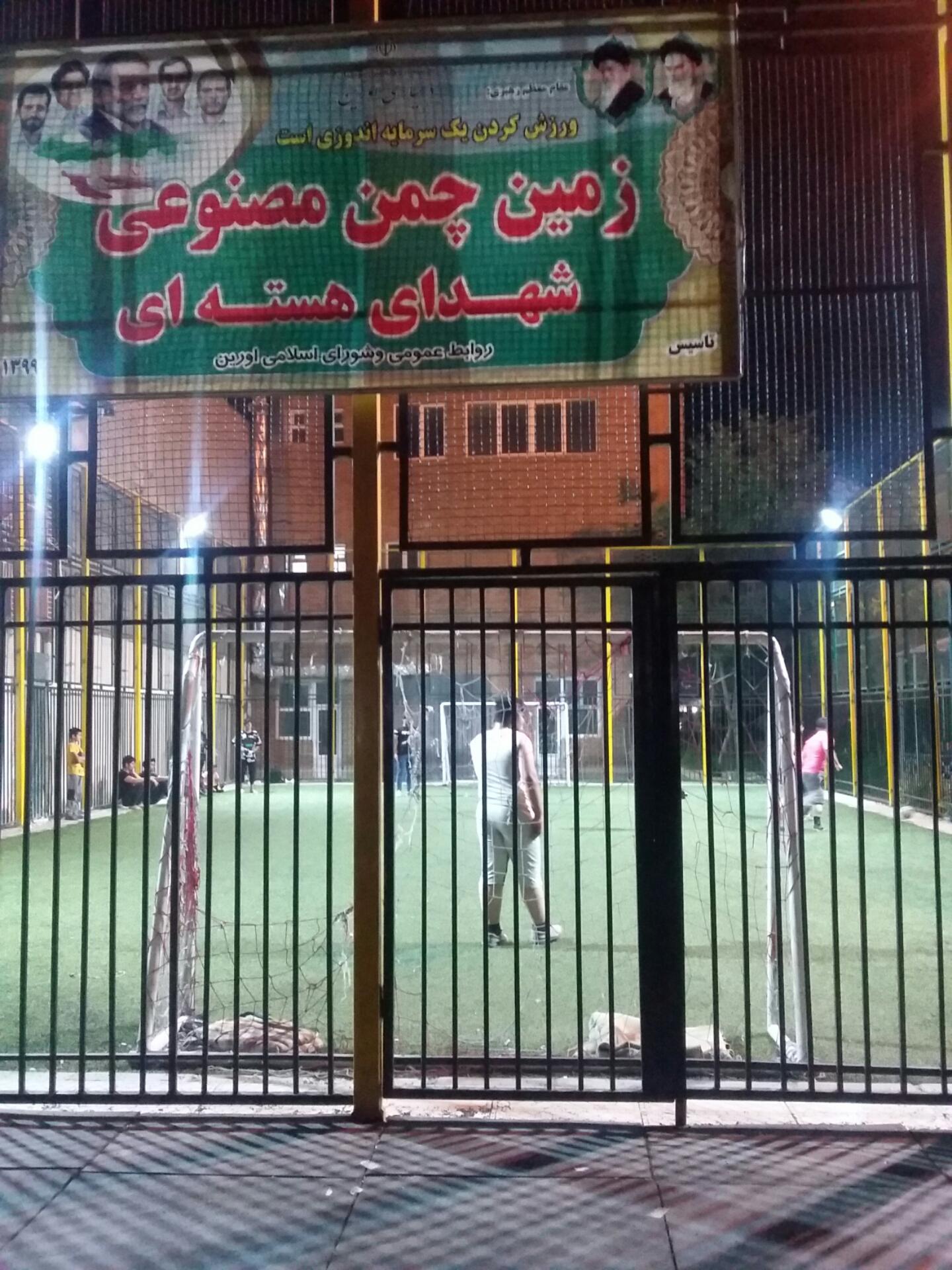 عکس زمین چمن مصنوعی اورین