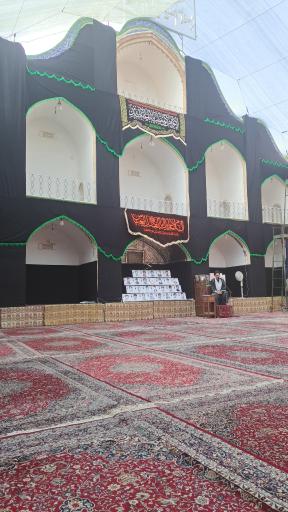 عکس حسینیه علیای سرده