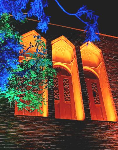 عکس عمارت و باغ رحیم آباد