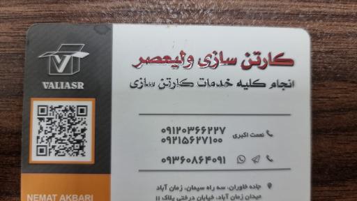 عکس کارتن سازی ولیعصر