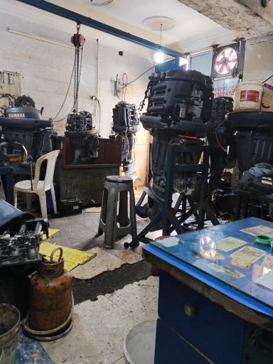 عکس مکانیکی موتور قایق یاماها 