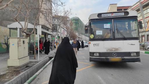 عکس ایستگاه اتوبوس شهید مفتح 33