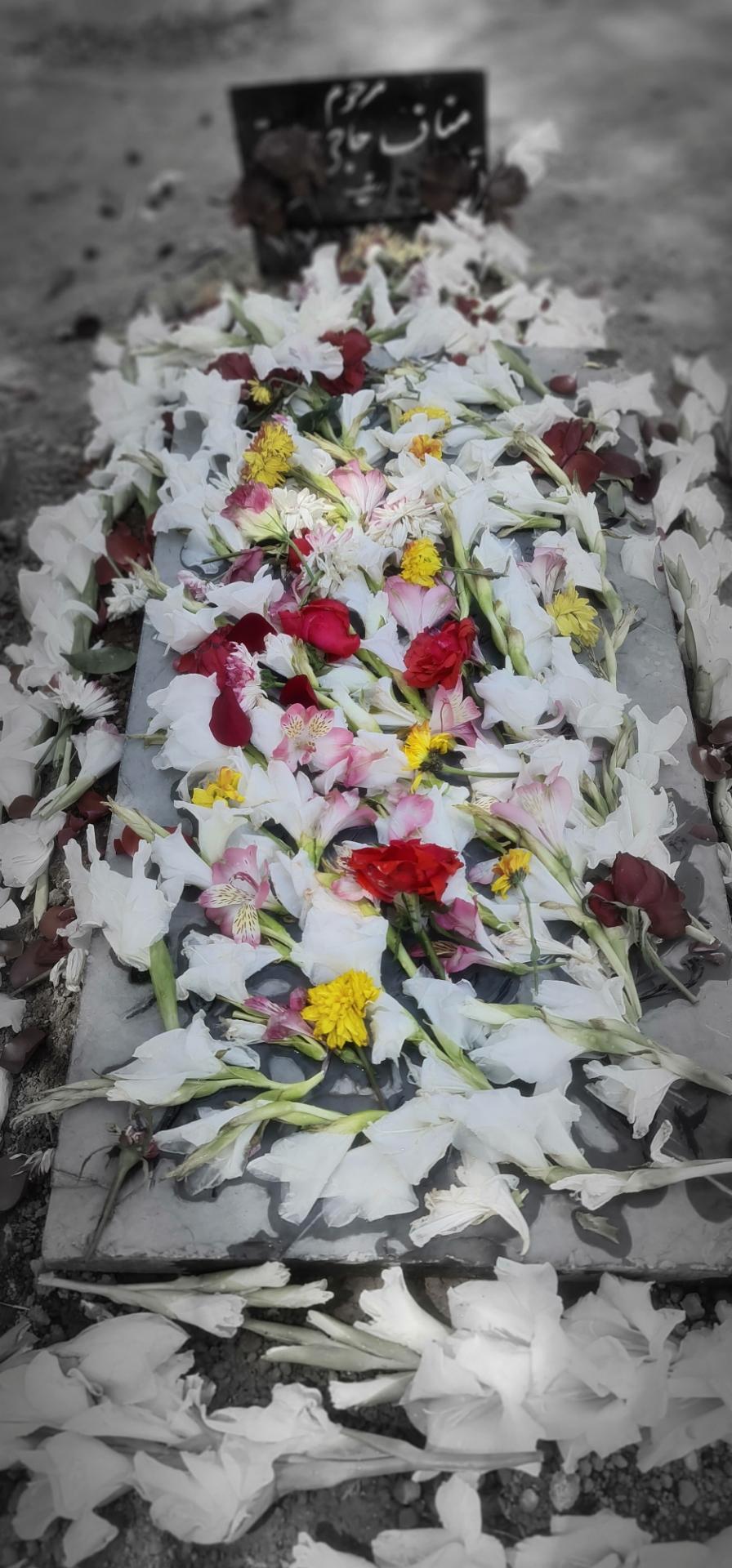 عکس مزار مناف حاجی صادقی