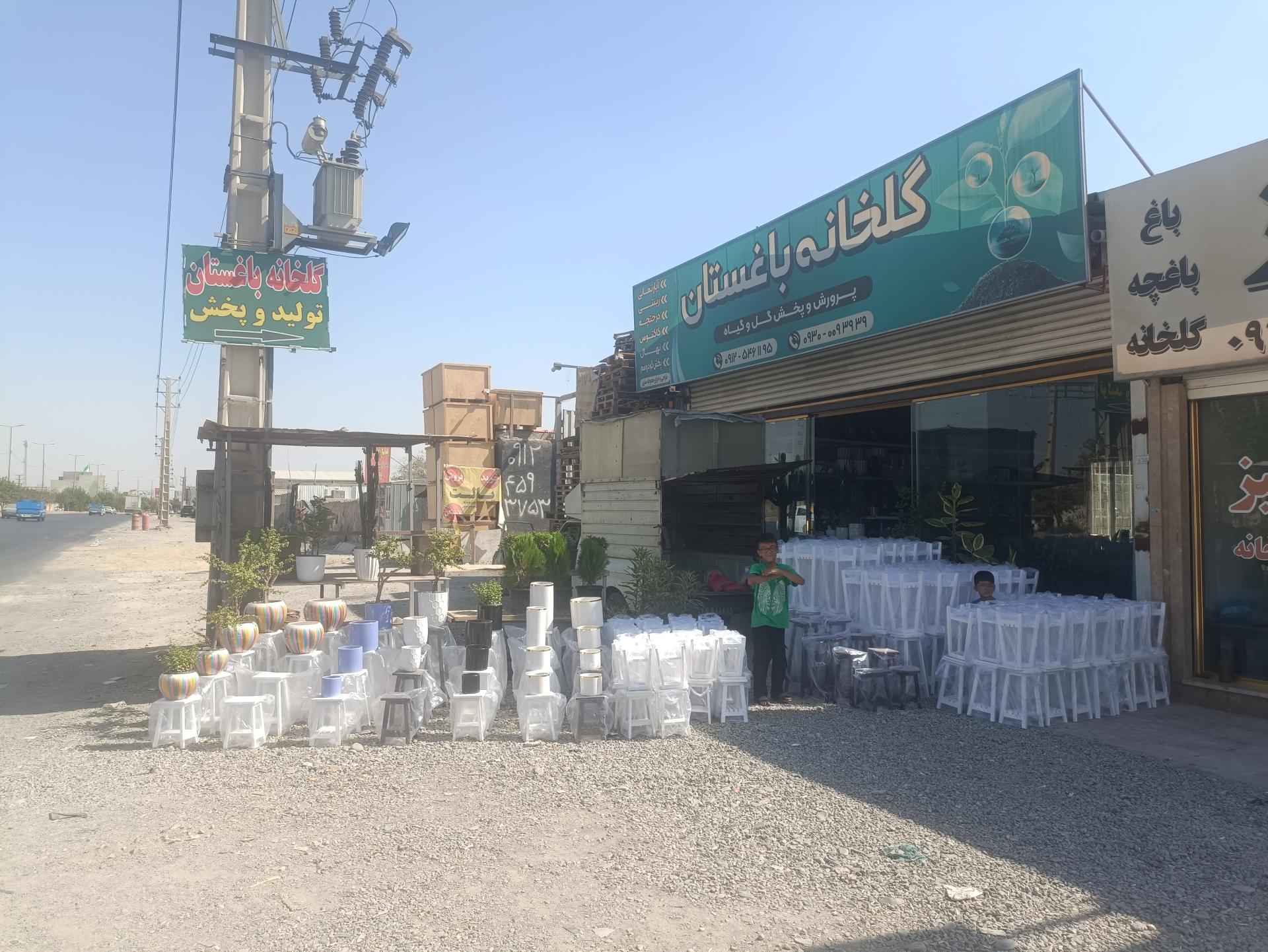 عکس گلخانه باغستان  روستا