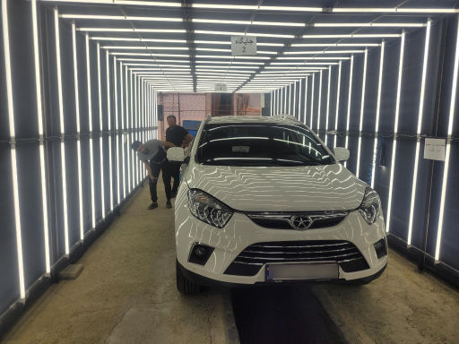 عکس تشخیص رنگ خودرو علی مشهدی