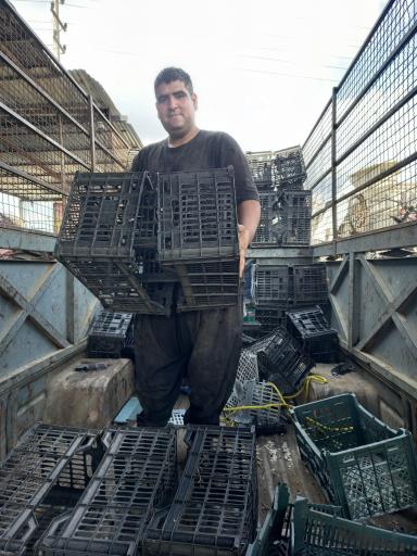 عکس ضایعات و آسیاب سبد حدادی