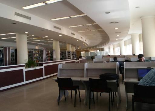 عکس کتابخانه و مرکز اسناد علمی ساختمان دکتر حبیبی