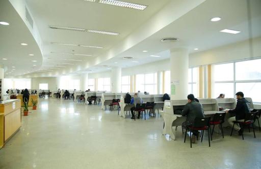 عکس کتابخانه و مرکز اسناد علمی ساختمان دکتر حبیبی