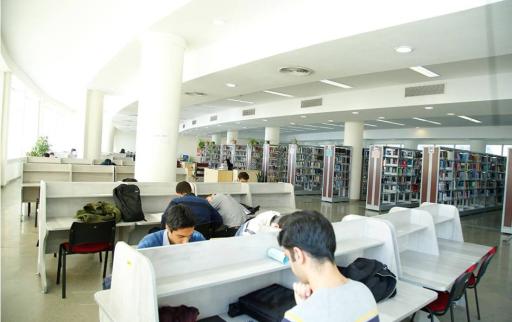 عکس کتابخانه و مرکز اسناد علمی ساختمان دکتر حبیبی