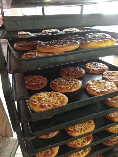 عکس فطیر پزی خیابان شهدا