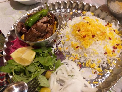 عکس سفره خانه سنتی سندباد