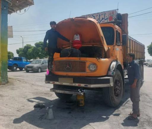 عکس اتو سرویس و تعویض روغن مصیب