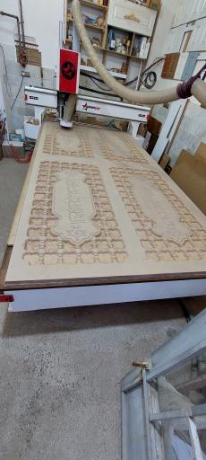 عکس خدمات سی ان سی و وکیوم چوب آذین