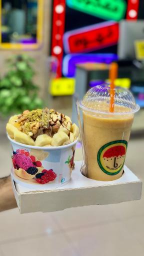 عکس آبمیوه بستنی میوه چین