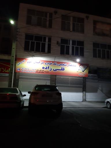 عکس کارشناسی رنگ خودرو قلی زاده