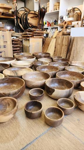 عکس ظروف چوبی آکاژو