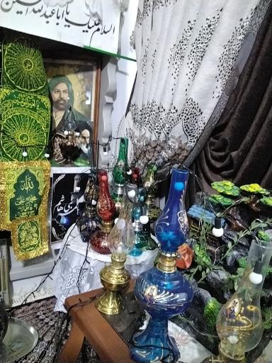 عکس سقاخانه اعشاق الحسین ابن علی