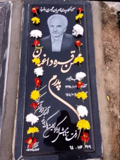عکس مزار محسن قره داغیان