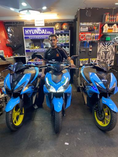 عکس موتور سازی اسکوتر