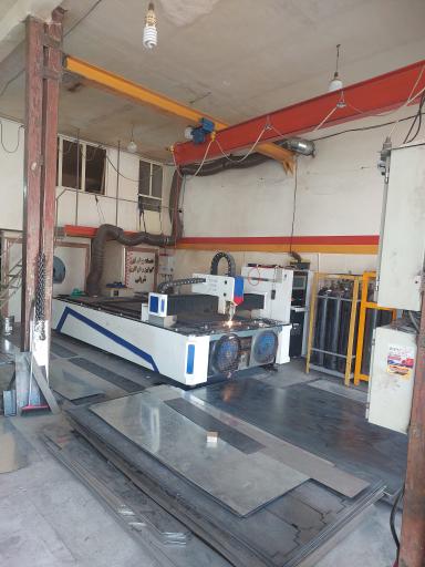 عکس برش لیزر فلزات و خمکاری شریفی