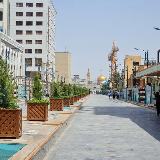 عکس مسیر ورودی حرم مطهر