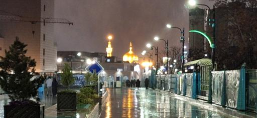 عکس مسیر ورودی حرم مطهر