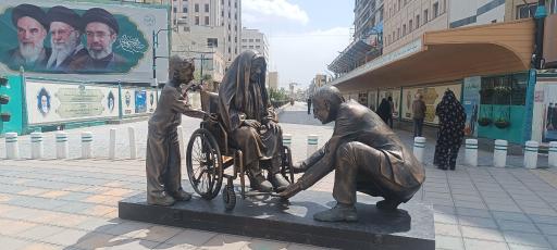 عکس مسیر ورودی حرم مطهر