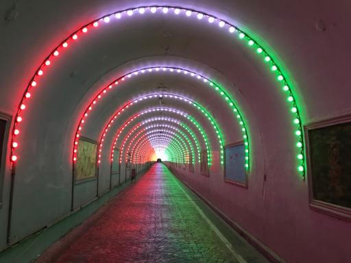 عکس تونل نور بوستان نهج البلاغه