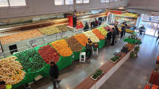 عکس بازار میوه و تره بار شهرداری هنرستان