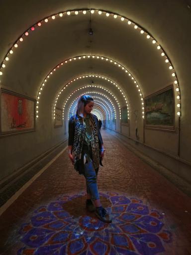 عکس تونل نور بوستان نهج البلاغه