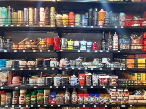 عکس رسته برشته کاری قهوه باروج