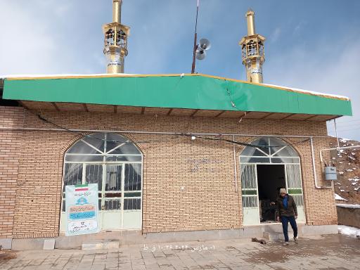 عکس مسجد و تکیه روستای کهن