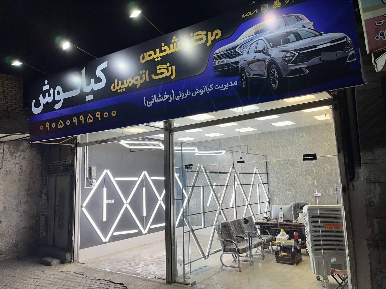عکس تشخیص رنگ خودرو کیانوش 