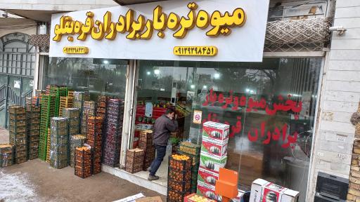عکس پخش میوه و تره بار برادران قره بقلو