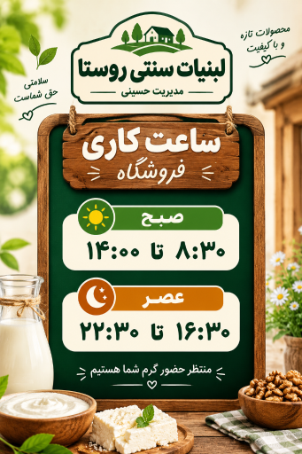 عکس لبنیات سنتی روستا