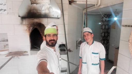عکس نان سنگک بابا نان