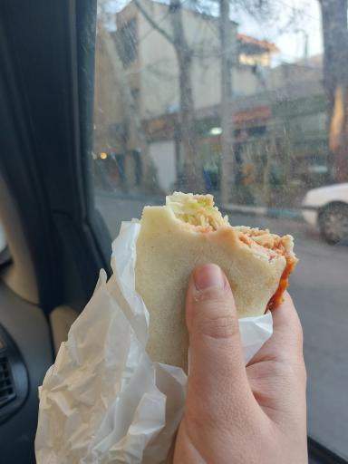 عکس ساندویچ آتش