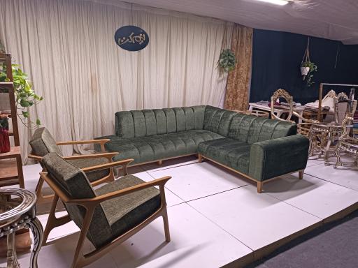 عکس تولیدی مبل نیمکت