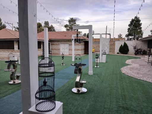 عکس باغ تالار قصر مروارید