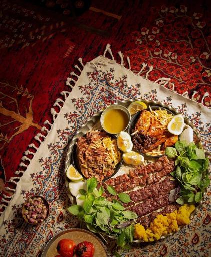 عکس سفره خانه سنتی شاهکار