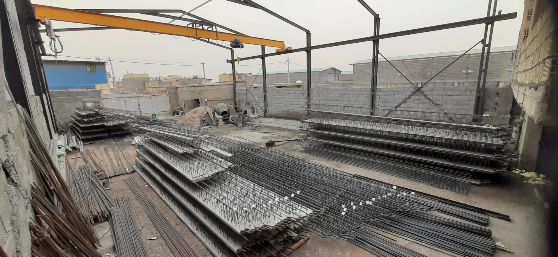 عکس کارگاه تیرچه بلوک رئوف