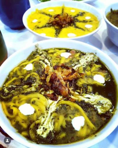 عکس آش و حلیم کوره پز