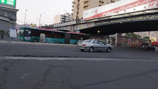 عکس ایستگاه آبرسان به سمت راه آهن