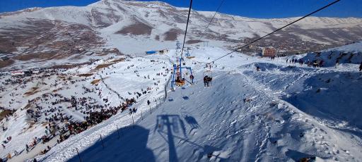 عکس پیست اسکی آبعلی