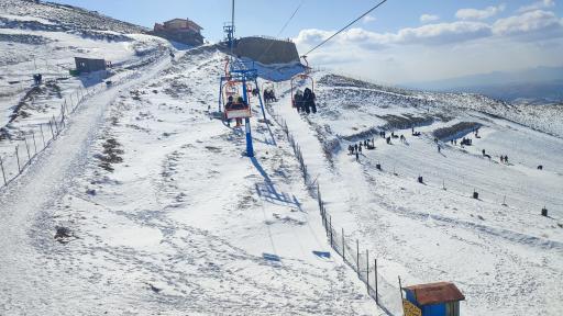 عکس پیست اسکی آبعلی