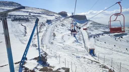 عکس پیست اسکی آبعلی