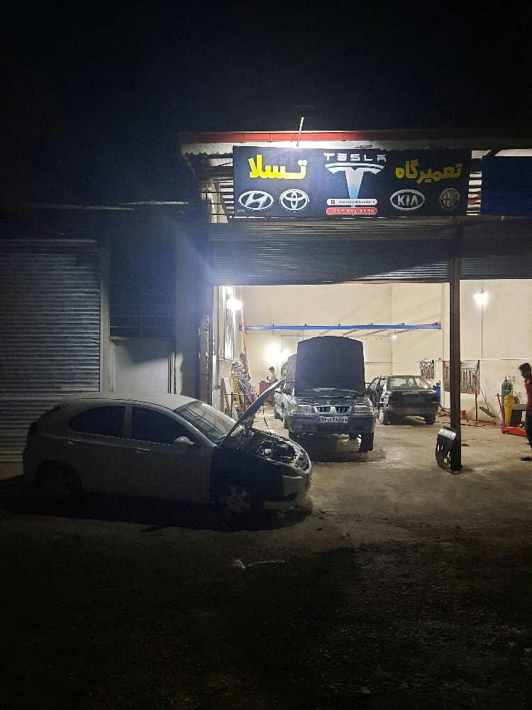 عکس تعمیر گیربکس اتوماتیک تسلا