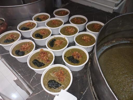 عکس آش ویژه شیرازی ترخون